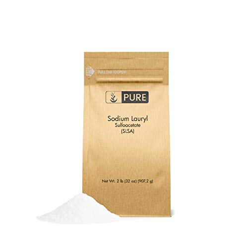 Pure Sodium Lauryl Sulfoacetate (SLSA) (2 lb.), Eco-Friendly Packaging, Ideal...