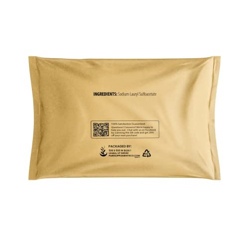 Pure Sodium Lauryl Sulfoacetate (SLSA) (4 oz), Eco-Friendly Packaging, Ideal ...