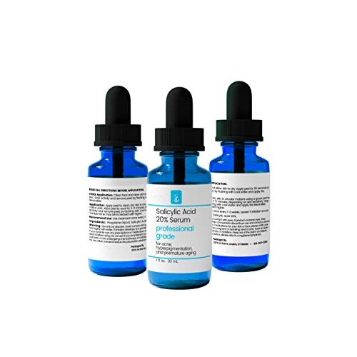 Salicylic Acid 20% Serum, Professional Grade, Acne, Hyper-pigmentation, & Pre...