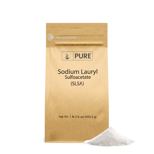 Sodium Lauryl Sulfoacetate (SLSA) (1 lb) Eco-Friendly Packaging, Ideal Bath B...