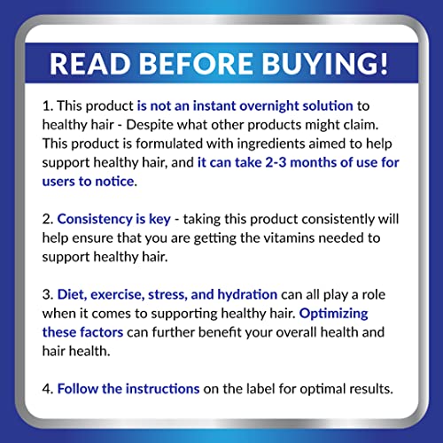 DHT Blocker Hair Growth Support Supplement - Supports Healthy Hair Growth, He...