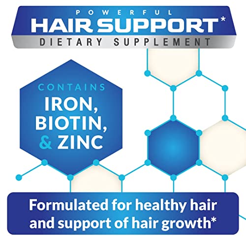 DHT Blocker Hair Growth Support Supplement - Supports Healthy Hair Growth, He...