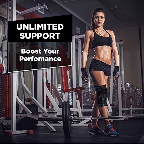 Pure Support Knee Brace, Compression Sleeve for Running, Arthritis Pain, Sports