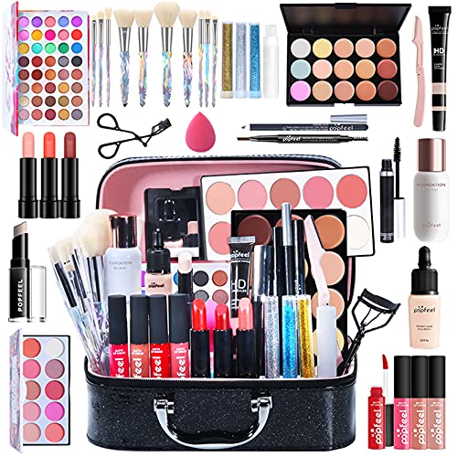 Pure Vie All-in-One Holiday Gift Makeup Set Cosmetic Essential Starter Bundle...