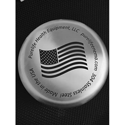 Stainless Steel Enema Bucket"Deluxe" Kit - Silicone