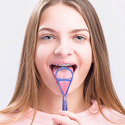 Tongue Scraper Cleaner - the Tongue Cleaner - End Bad Breath and Freshens Bre...
