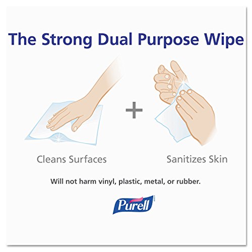 PURELL 901901 Hand Sanitizer Wipes Wall Mount Dispenser, 1200/1500 Wipe Capac...