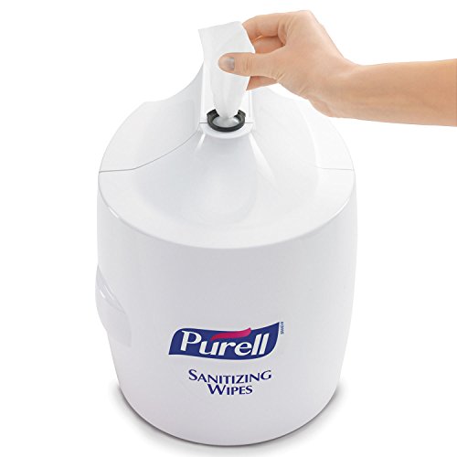 PURELL 901901 Hand Sanitizer Wipes Wall Mount Dispenser, 1200/1500 Wipe Capac...