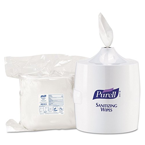 PURELL 901901 Hand Sanitizer Wipes Wall Mount Dispenser, 1200/1500 Wipe Capac...