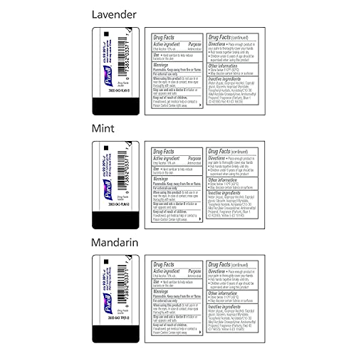 PURELL Advanced Hand Sanitizer Gel Infused with Essential Oils, Scented Varie...