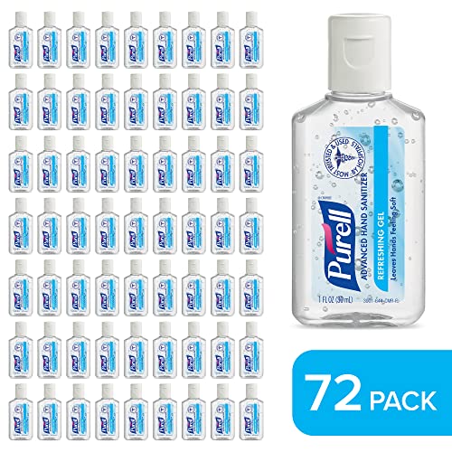 PURELL Advanced Hand Sanitizer Refreshing Gel, Clean Scent, 1 Fl Oz Travel Si...