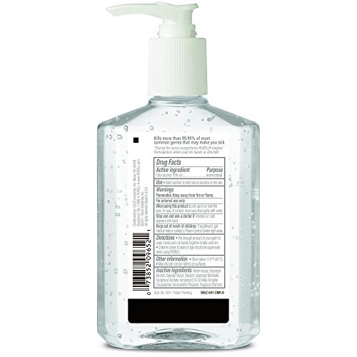 PURELL Advanced Hand Sanitizer Refreshing Gel, Clean Scent, 8 fl oz Pump Bott...