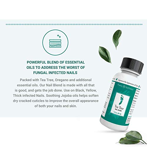2 in 1 Tea Tree & Oregano Nail Care Kit-Excellent for Discolored, Thick, Crac...