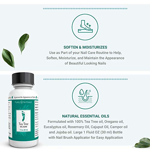 2 in 1 Tea Tree & Oregano Nail Care Kit-Excellent for Discolored, Thick, Crac...