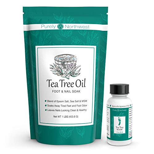 2 in 1 Tea Tree & Oregano Nail Care Kit-Excellent for Discolored, Thick, Crac...