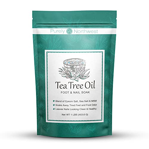 3 Pounds-Tea Tree, Peppermint, MSM with Epsom Salt Soothes Burning & Itching ...