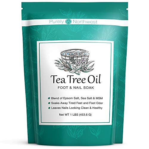 Purely Northwest-Tea Tree, Peppermint, MSM & Epsom Salt Foot Soak-for Stubbor...