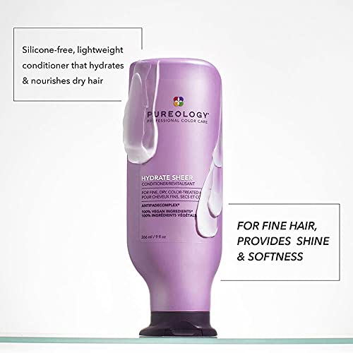 Pureology Hydrate Sheer Lightweight Hydrating Conditioner For Fine, Dry & Col...