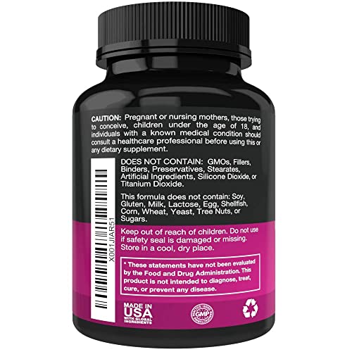 Pure DIM Supplement 250mg Diindolylmethane Plus BioPerine and Dong Quai - Hor...