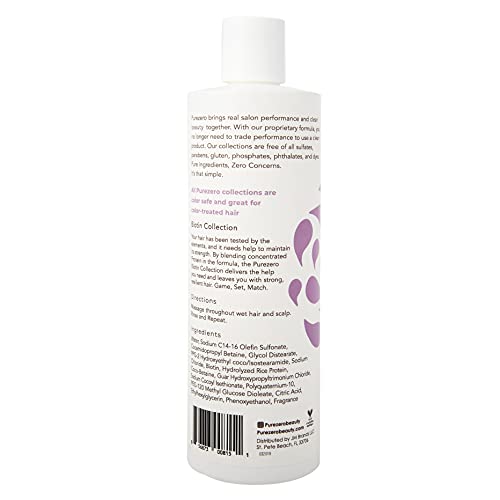 Purezero Biotin Shampoo & Conditioner set - Anti Thinning Formula - Volumizin...