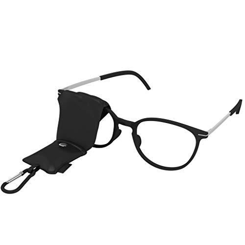 Purgenic Glasses Cleaning Cloth | On-The-Go Microfiber Lens Cleaner Cloth wit...