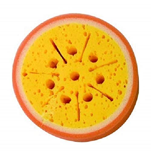 purifyou Premium Kids Fruit Bath Sponges - Set of 4 Fruit Sponges, Bath Scrub...