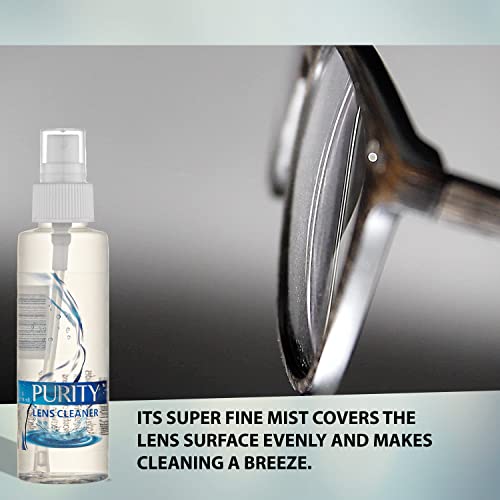 Purity Eyeglass Lens Cleaner - Lens Cleaning Spray Bottle - Safe for All Lens...