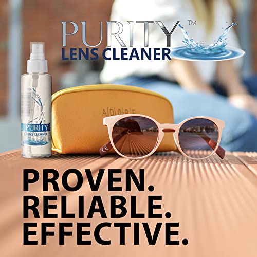 Purity Eyeglass Lens Cleaner - Lens Cleaning Spray Bottle - Safe for All Lens...