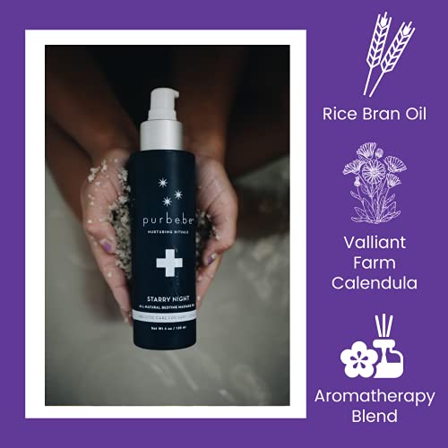 Pursoma Purbebe Starry Night Baby Oil, All Natural Massage Oil for Children a...