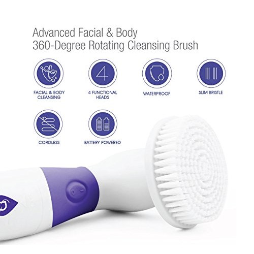 Pursonic Pursonic Advanced Facial and Body Cleansing Brush for Removing Makeu...