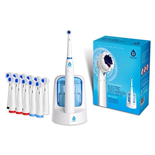 Pursonic RET200 Power Rechargeable Electric Toothbrush With UV Sanitizing Fun...