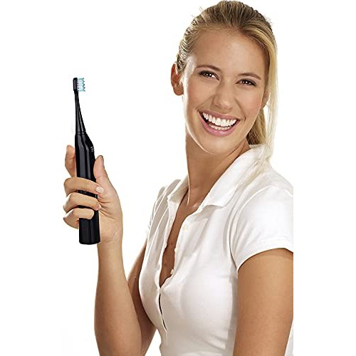 Pursonic S452BS Dual Handle Sonic Toothbrush with UV Sanitizer, Black/Silver,...