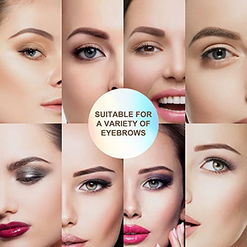 Eyebrow Stamp Stencil Kit - Eyebrow Stamp Kit, Waterproof Long Lasting Builda...