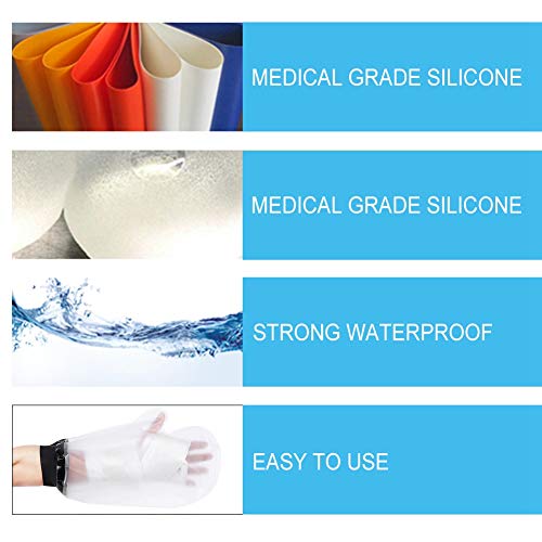 puseky Waterproof Sealed Cast Bandage Protector Wound Fracture Hand Arm Cover...