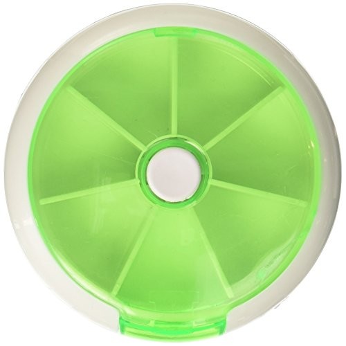 PuTwo Pill Organizer 7 Day, Weekly Pill Case for Purse with 7 Compartments, R...