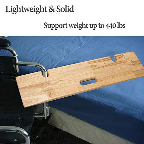 Puyue Wooden Transfer Sliding Boards Assist Device for Elderly Patient and Ha...
