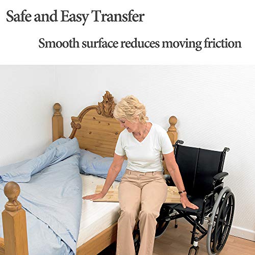 Puyue Wooden Transfer Sliding Boards Assist Device for Elderly Patient and Ha...