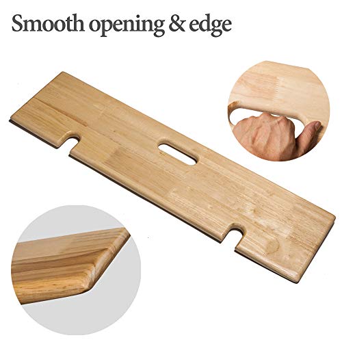 Puyue Wooden Transfer Sliding Boards Assist Device for Elderly Patient and Ha...