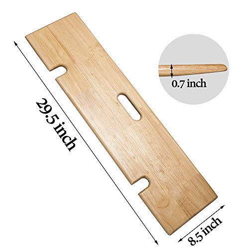 Puyue Wooden Transfer Sliding Boards Assist Device for Elderly Patient and Ha...