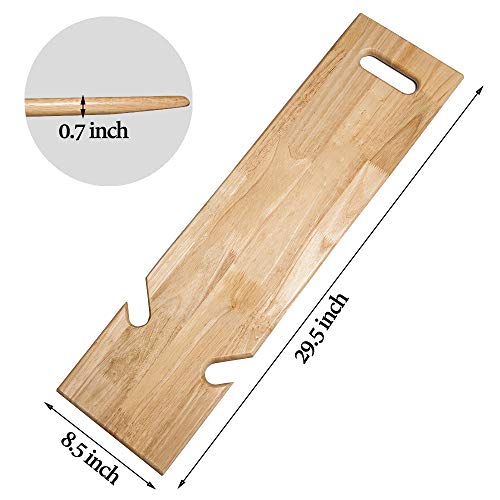 Wooden Slide Transfer Board Assist Device for Transferring Patient,Elderly an...