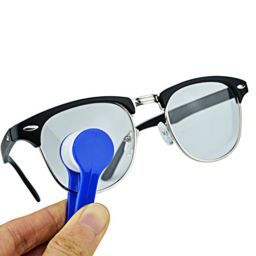 12 pcs Mini Sun Glasses Eyeglass Microfiber Spectacles Cleaner Brush Cleaning...