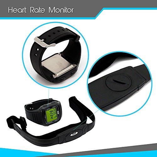 Smart Fitness Heart Rate Monitor - Digital Sports Wrist Watch Activity HR Tra...