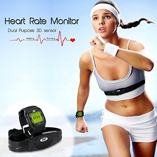 Smart Fitness Heart Rate Monitor - Digital Sports Wrist Watch Activity HR Tra...