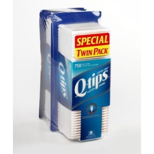 Q-tips Cotton Swabs, 750-Count Boxes in 2-Count Packages (Pack of 2)