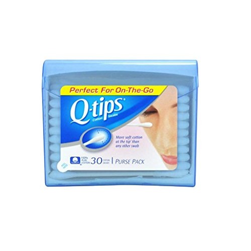 Q-tips Swabs Purse Pack, 30 Each (Pack of 5)