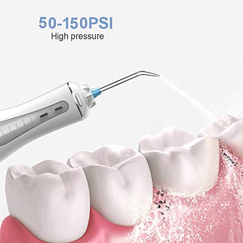 Water Flosser for Teeth Cordless Portable Oral Power Flossers Irrigator Denta...