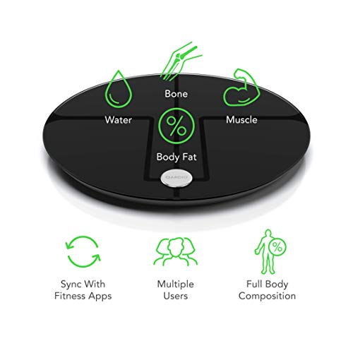 QardioBase2 WiFi Smart Scale and Body Analyzer: monitor weight, BMI and body ...
