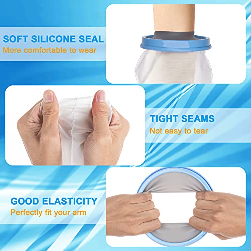 Hand Cast Cover for Shower Bath, Qbily Waterproof Cast Cover Adult Watertight...
