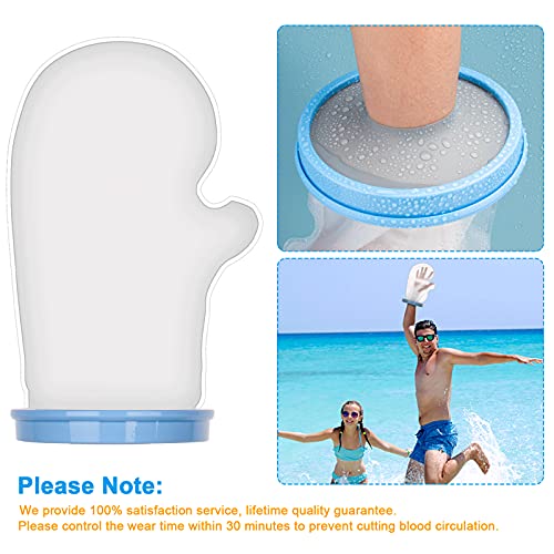 Hand Cast Cover for Shower Bath, Qbily Waterproof Cast Cover Adult Watertight...