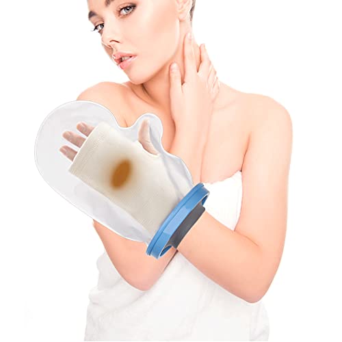 Hand Cast Cover for Shower Bath, Qbily Waterproof Cast Cover Adult Watertight...